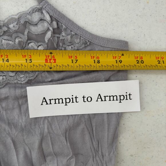Womens Camisole XL Gray - Picture 3 of 6